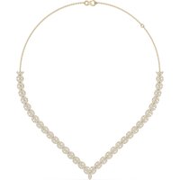 Collar Llamativo Chevron Diamante de Laboratorio Oro Amarillo 585 (14K)