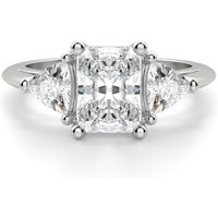 Anillo de Compromiso Radiante 1.00 ct Timeless Diamante de Laboratorio Oro Blanco 585 (14K)