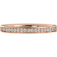 Alianza de Boda Mianna Diamante Natural Oro Rosa 417