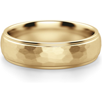 Męska Obrączka Ślubna Brazos 585 Żółte Złoto (14K) 8 MM