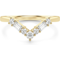 Obrączka Ślubna Nesting Laboratoryjny Diament 585 Żółte Złoto (14K)