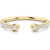 Obrączka Ślubna Quest Accented Laboratoryjny Diament 585 Żółte Złoto (14K)