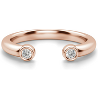 Obrączka Ślubna Quest Laboratoryjny Diament 585 Różowe Złoto (14K)