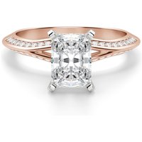 Irene Radiant 1.50 krt Pierścionek Zaręczynowy Diament Laboratoryjny 585 Różowe Złoto (14K)
