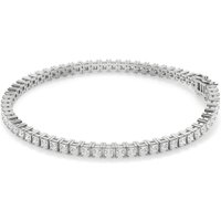 4 Prong Księżniczka Tenisowa Bransoletka s Laboratoryjnym Diamentem 5.00 krt z białego złota pr. 14K (585).