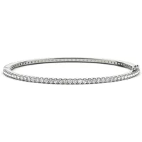 Bransoletka Eternity Bangle z Białego Złota z Zawiasem Diament Laboratoryjny 585 Białe Złoto (14K)