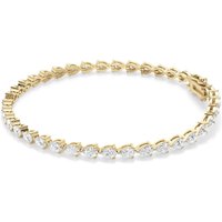 3 Prong Gruszka Tenisowa Bransoletka s Laboratoryjnym Diamentem 9.00 krt z żółtego złota pr. 14K (585)