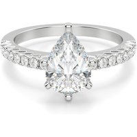 Angelix Gruszkowy 1.50 krt Pierścionek Zaręczynowy Diament Laboratoryjny 585 Białe Złoto (14K)