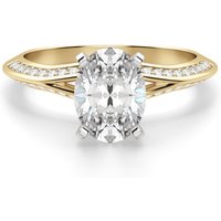 Irene Owalny 1.75 krt Pierścionek Zaręczynowy Diament Laboratoryjny 585 Żółte Złoto (14K)
