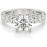 Gwyneth Okrągły 1.75 krt Pierścionek Zaręczynowy Diament Laboratoryjny 585 Białe Złoto (14K)