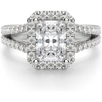 Palm Springs Radiant 1.75 krt Pierścionek Zaręczynowy Diament Laboratoryjny 950 Platyna