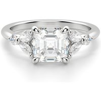 Haven Asscher 1.75 krt Pierścionek Zaręczynowy Diament Laboratoryjny 585 Białe Złoto (14K)