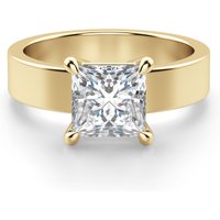 Basket Set Księżniczka 2.00 krt Masywny Pierścionek Zaręczynowy Diament Laboratoryjny 585 Żółte Złoto (14K)