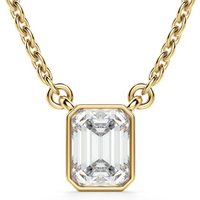 Szmaragdowy Naszyjnik Marseille 1.25 kt Laboratoryjny Diament 585 Żółte Złoto (14K)