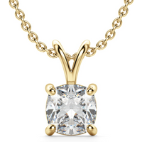 Wisiorek Basket Set Poduszkowy 0.50 kt Laboratoryjny Diament 585 Żółte Złoto (14K)