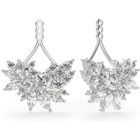 Dodatek do Kolczyków Fearless Flair 14K Białe Złoto Laboratoryjny Diament