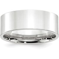 Obrączka Ślubna Standard Flat Comfort Fit 8 mm 585 Białe Złoto (14K)