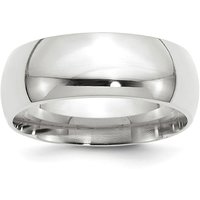 Obrączka Ślubna Standard Comfort Fit 8 mm 585 Białe Złoto (14K)