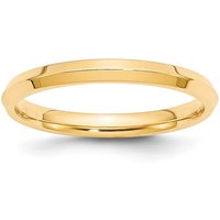 Obrączka Ślubna Knife Edge Comfort Fit 2.5 mm 585 Żółte Złoto (14K)