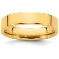 Obrączka Ślubna Standard Flat Comfort Fit 5 mm 585 Żółte Złoto (14K)