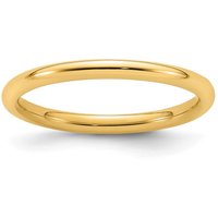 Obrączka Ślubna Standard Comfort Fit 2 mm 585 Żółte Złoto (14K)