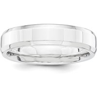Obrączka Ślubna Bevel Edge Comfort Fit 5 mm 950 Platyna