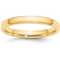 Obrączka Ślubna Bevel Edge Comfort Fit 3 mm 585 Żółte Złoto (14K)