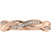 Obrączka Ślubna Old Money 1.90 MM Diament Laboratoryjny 585 (14K) Różowe Złoto