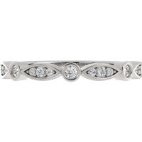 Obrączka Ślubna Flush 2.20 MM Diament Laboratoryjny 417 (10K) Białe Złoto
