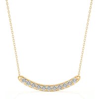 Naszyjnik Diamentowy Choker Diament Laboratoryjny 585 Żółte Złoto (14K)