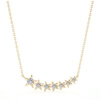 Diamentowy Naszyjnik Twinkling Star Diament Laboratoryjny 585 Złoto Żółte (14K)