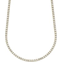 Naszyjnik Tenisowy z Diamentami 15.00 krt Diament Laboratoryjny 585 Żółte Złoto (14K)