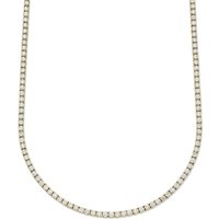Naszyjnik Tenisowy z Diamentami 12.00 krt Diament Laboratoryjny 585 Żółte Złoto (14K)