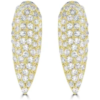 Kolczyki Sztyfty z Naturalnym Diamentem 0.30 krt 585 Żółte Złoto (14K)