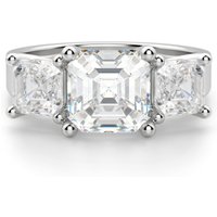 Pierścionek Zaręczynowy Allure Asscher 2.50 krt Laboratoryjny Diament 750 Białe Złoto (18K)