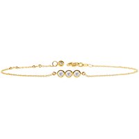 Bransoletka Illusion z Okrągłymi Naturalnymi Diamentami 0.36 ct 750 Żółte Złoto (18K)