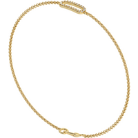 Bransoletka Pavé Link z Okrągłymi Laboratoryjnymi Diamentami 0.07 ct 750 Żółte Złoto (18K)
