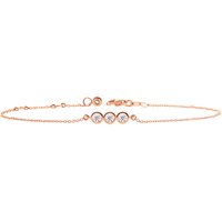 Bransoletka Illusion z Okrągłymi Naturalnymi Diamentami 0.36 ct 750 Różowe Złoto (18K)
