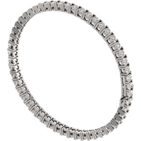 Bransoletka Structured Lumina z Okrągłymi Naturalnymi Diamentami 0.74 ct 417 Białe Złoto (10K)