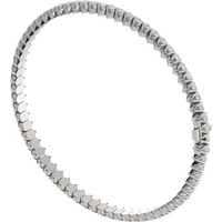 Bransoletka Braided Edge z Okrągłymi Laboratoryjnymi Diamentami 0.97 ct 585 Białe Złoto (14K)