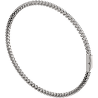 Bransoletka Aurelia Line z Okrągłymi Naturalnymi Diamentami 0.40 ct 585 Białe Złoto (14K)