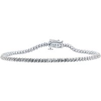 Bransoletka Apex Link z Okrągłymi Laboratoryjnymi Diamentami 0.67 ct 585 Białe Złoto (14K)