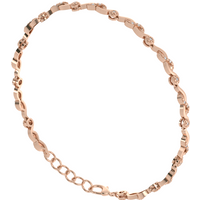 Bransoletka Kiss z Okrągłymi Laboratoryjnymi Diamentami 0.12 ct 750 Różowe Złoto (18K)
