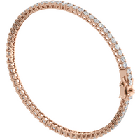 Bransoletka Vine z Okrągłymi Naturalnymi Diamentami 4.67 ct 750 Różowe Złoto (18K)
