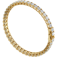 Bransoletka Open Gallery z Okrągłymi Laboratoryjnymi Diamentami 11.85 ct 750 Żółte Złoto (18K)