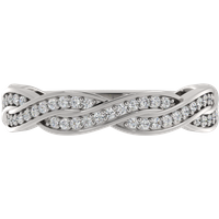 Obrączka Ślubna Angel 1.80 MM Diament Naturalny 950 Platyna