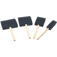 Major Brushes Foam Brush Set - Pack of 4