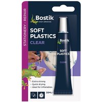 Bostik 80213 Glu & Fix Soft Plastic Adhesive 20ml