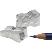 Swordfish Snopake Metal Wedge Double Sharpener Box - Silver- 1 Box of