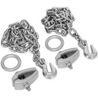 Sealey RE91/5/CK Chain Kit 2 X 2M Chains 2 X Clamps, Multi